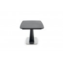 Стол обеденный HALMAR FANGOR темно-серый/черный 160-220/90